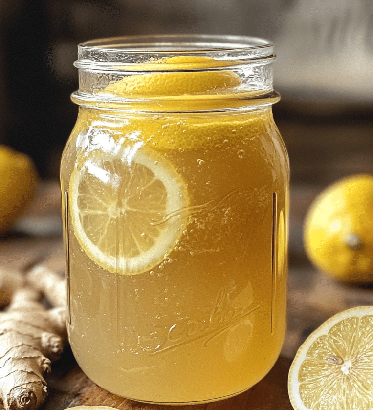 Natural Mounjaro wellness drink on morning table