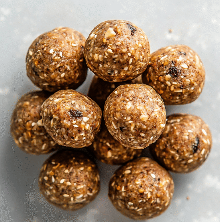 4 ingredient protein balls arranged on a wooden board