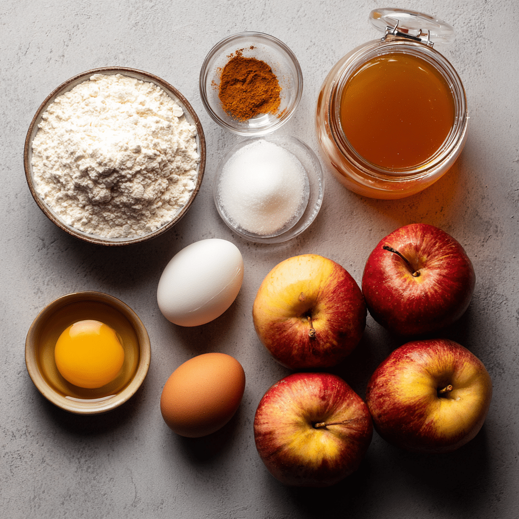 Ingredients for apple cider whoopie pies