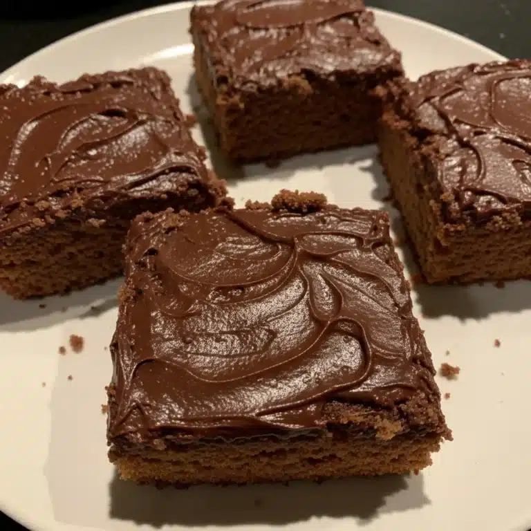Texas Sheet Cake with Fudge Icing
