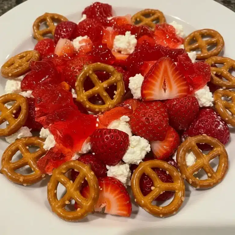 Strawberry Pretzel Salad Dessert