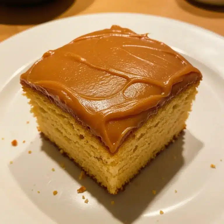 Southern Caramel Cake with Homemade Caramel Frosting