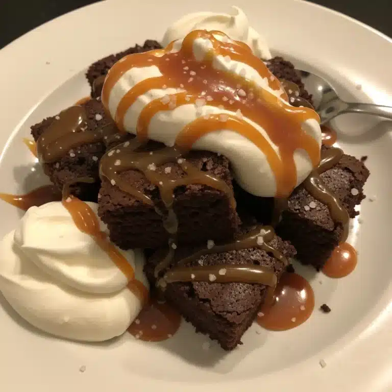 Salted Caramel Brownie Trifle