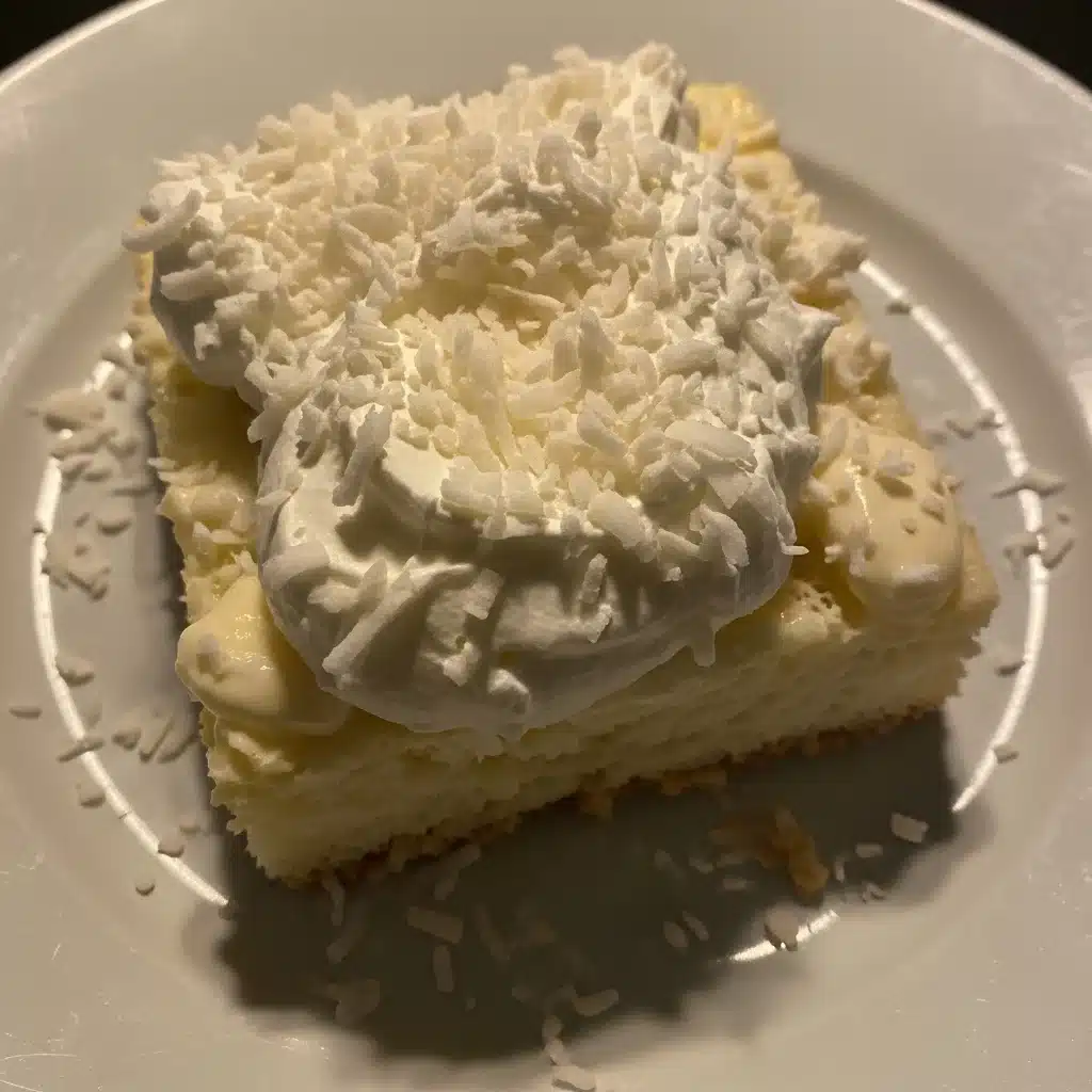 Coconut Cream Poke Cake