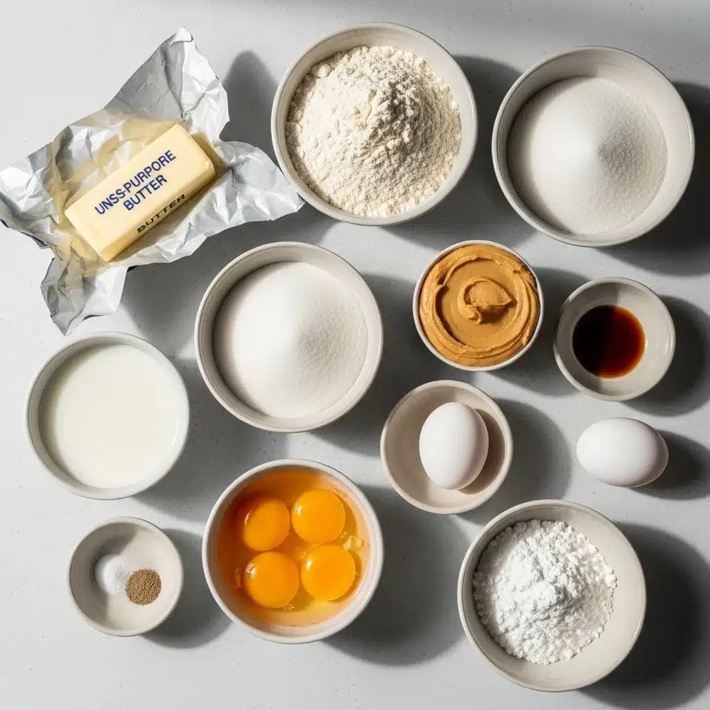 Peanut Butter Sheet Cake with Frosting