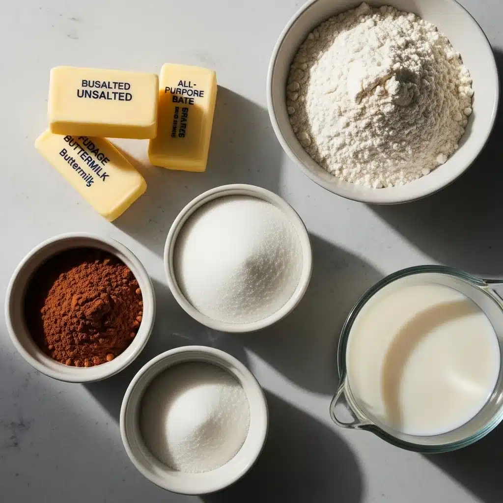 Texas Sheet Cake with Fudge Icing