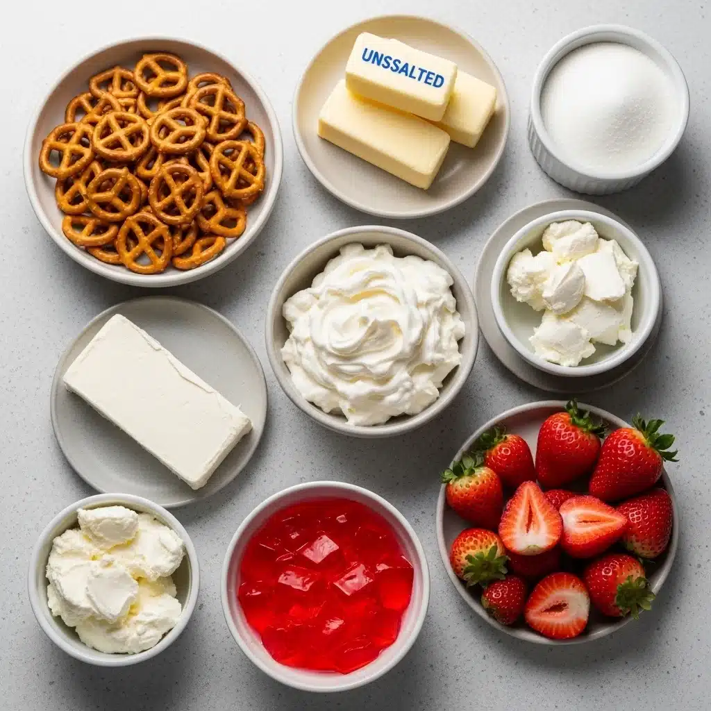 Strawberry Pretzel Salad Dessert