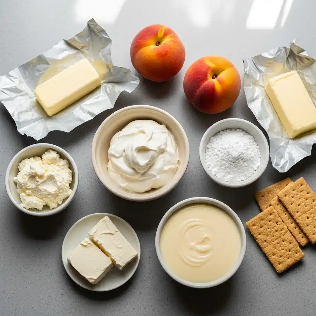 Peach Icebox Cake (No Bake Summer Dessert)