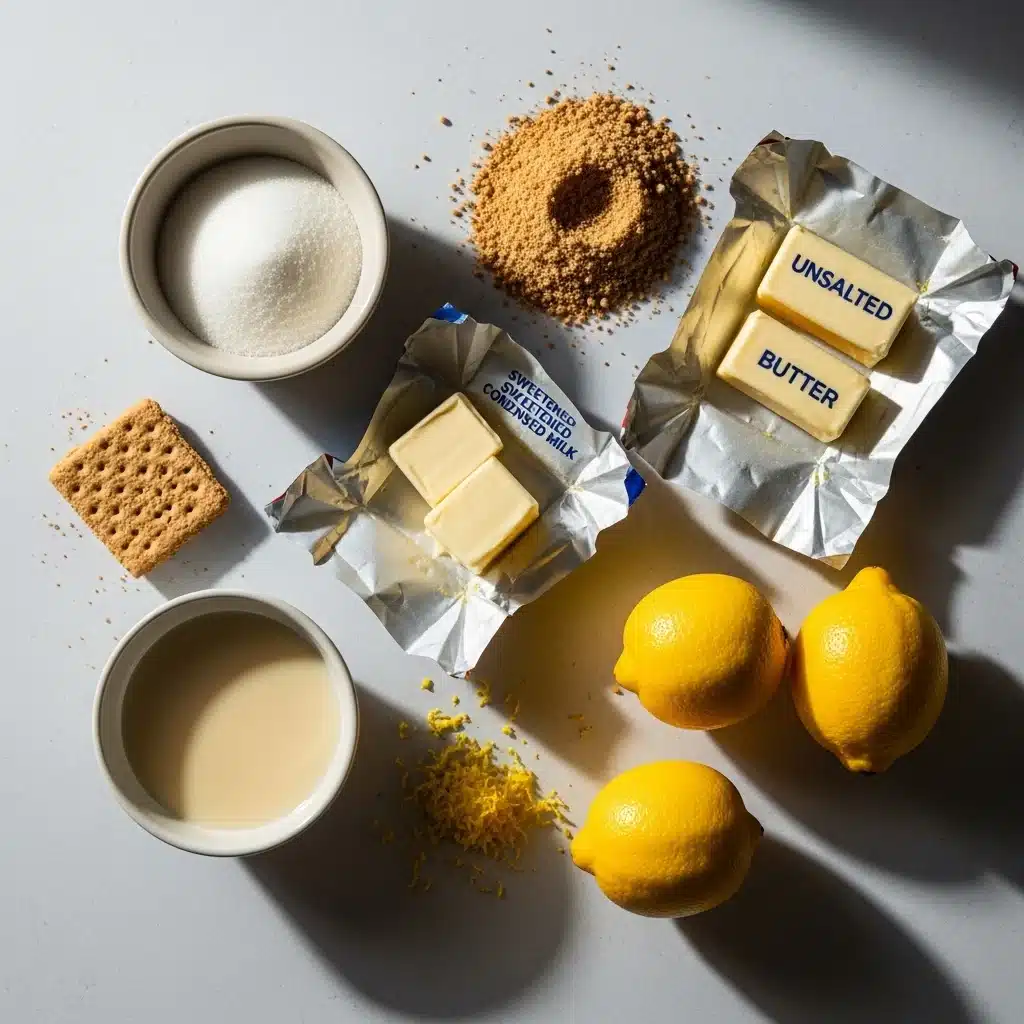 Lemon Icebox Pie with Graham Cracker Crust