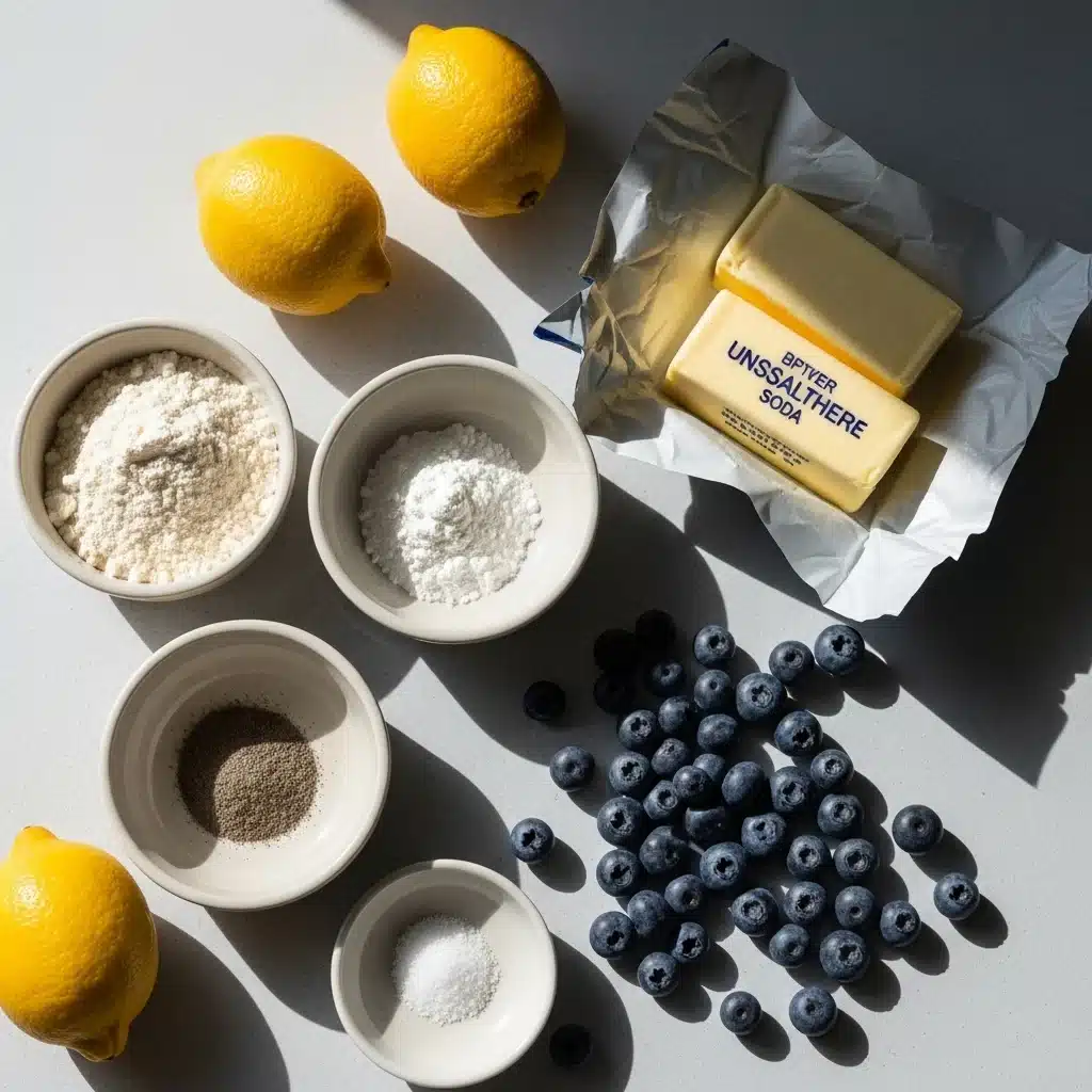 Lemon Blueberry Layer Cake