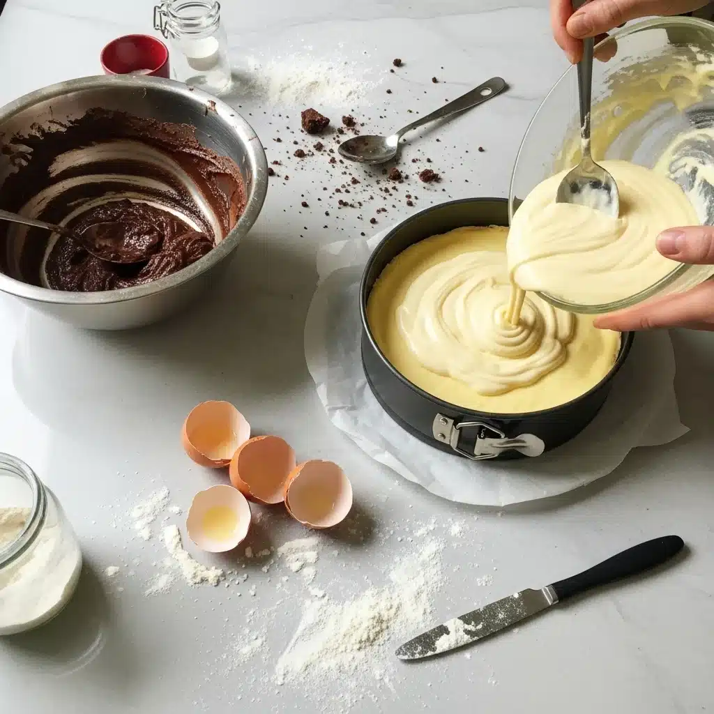 Brownie Bottom Cheesecake Recipe