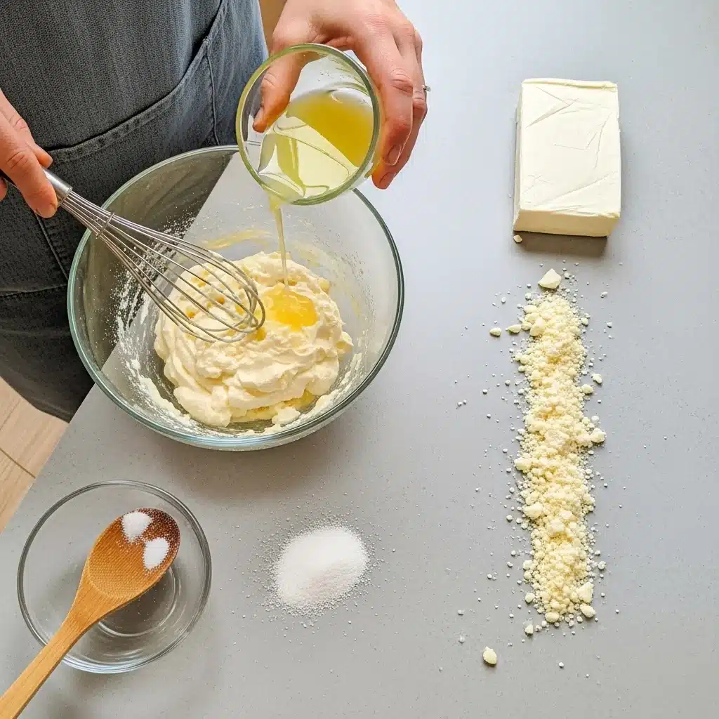 Key Lime Poke Cake with Cream Cheese Topping
