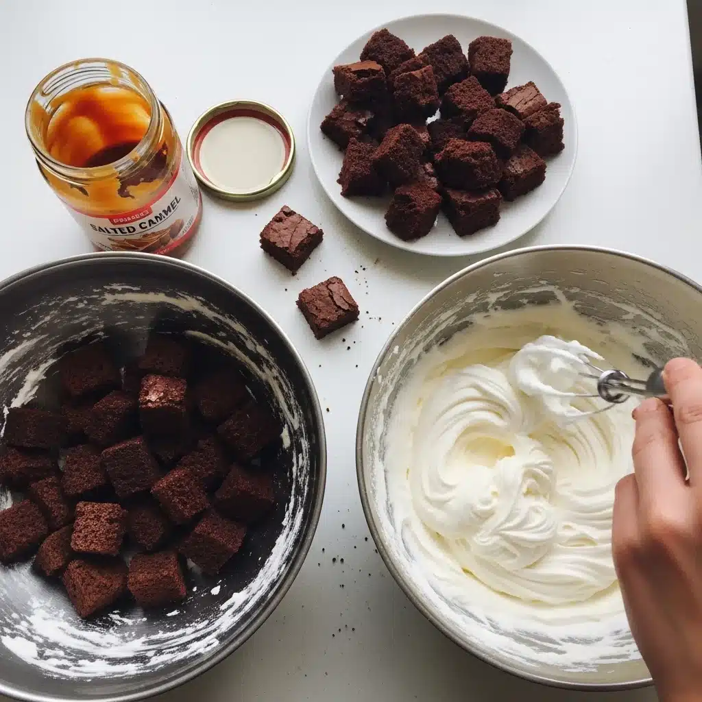 Salted Caramel Brownie Trifle