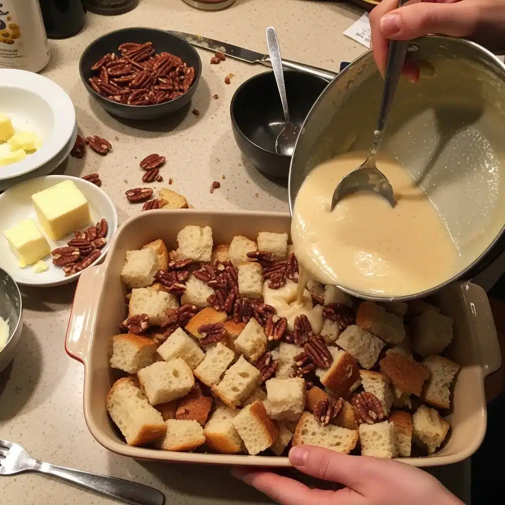 Maple Pecan Bread Pudding