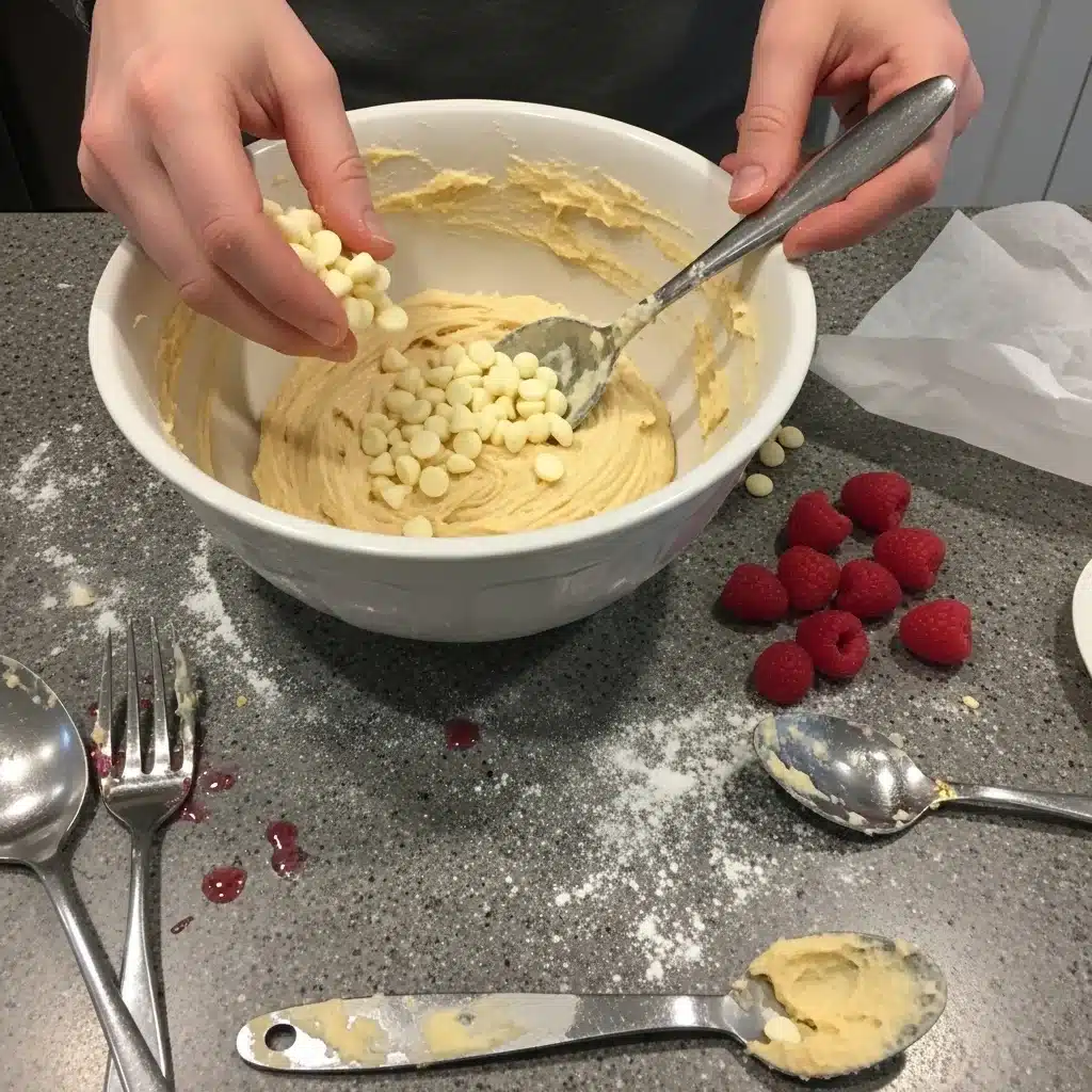 Raspberry White Chocolate Blondies