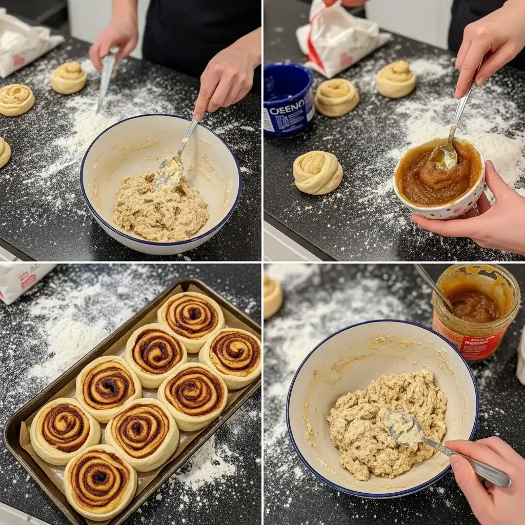 Apple Butter Cinnamon Rolls