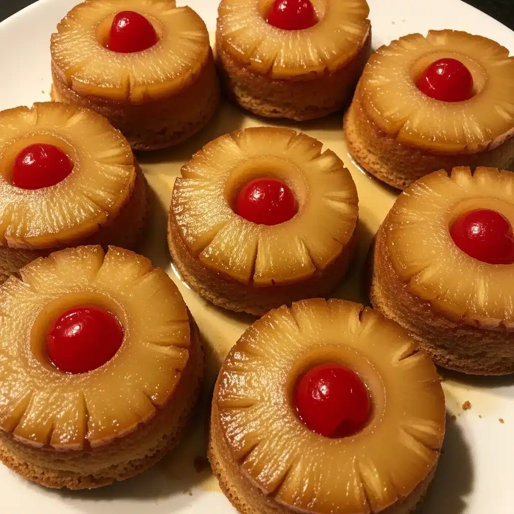 Mini Pineapple Upside Down Cakes