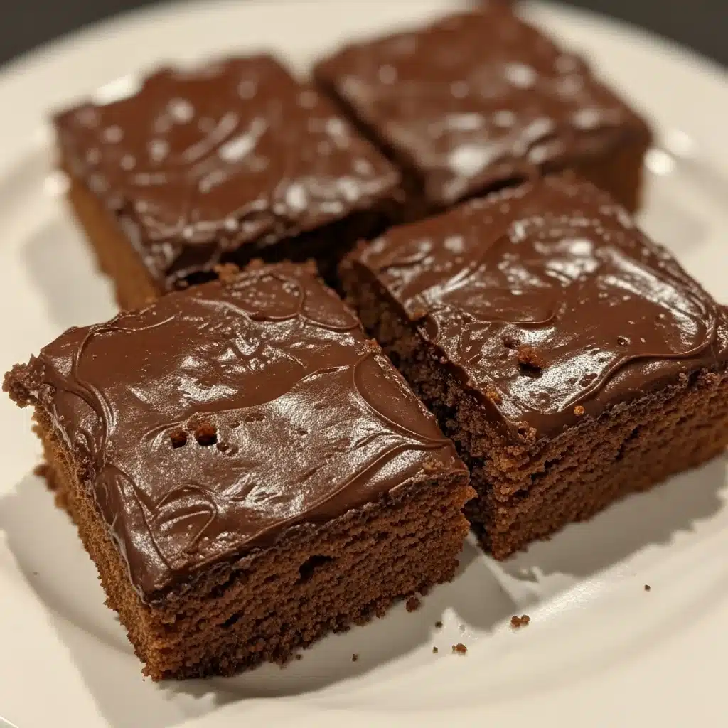 Texas Sheet Cake with Fudge Icing