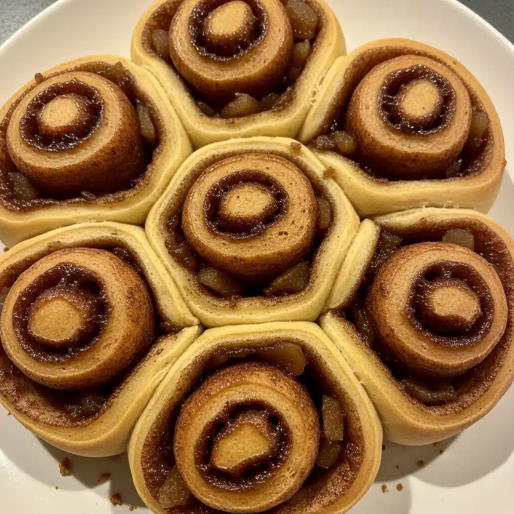 Apple Butter Cinnamon Rolls