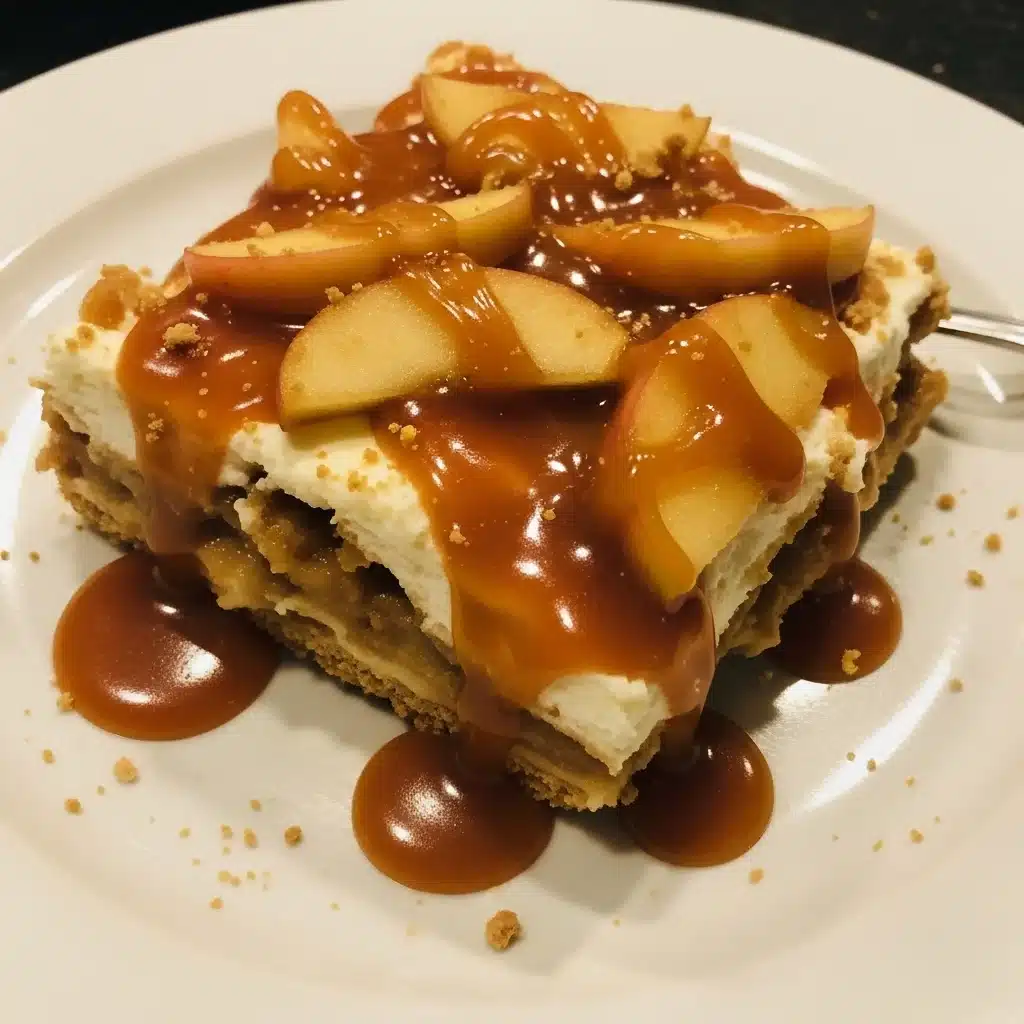 Caramel Apple Lasagna Dessert