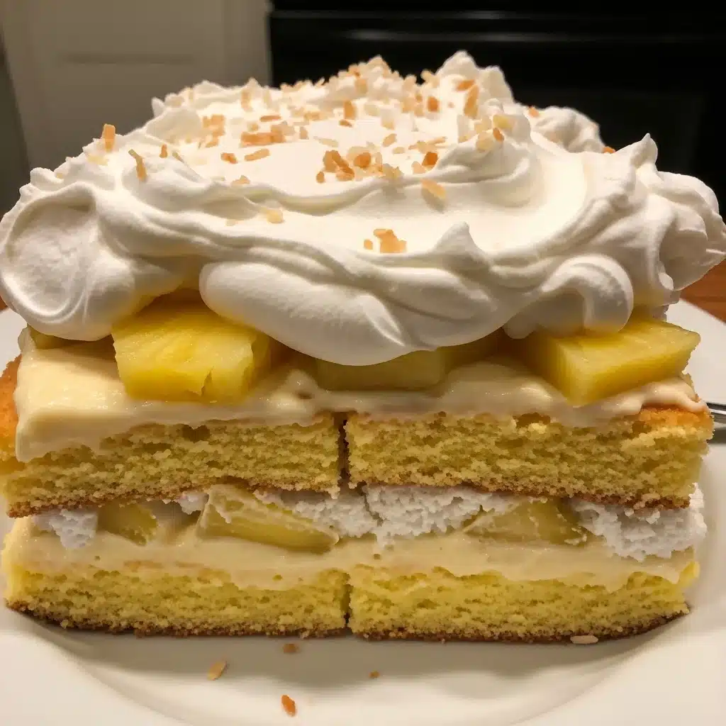 Pineapple Coconut Trifle