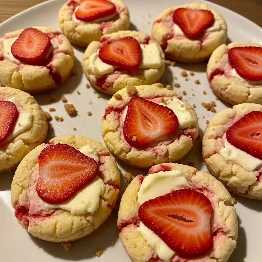 Strawberry Cheesecake Cookies