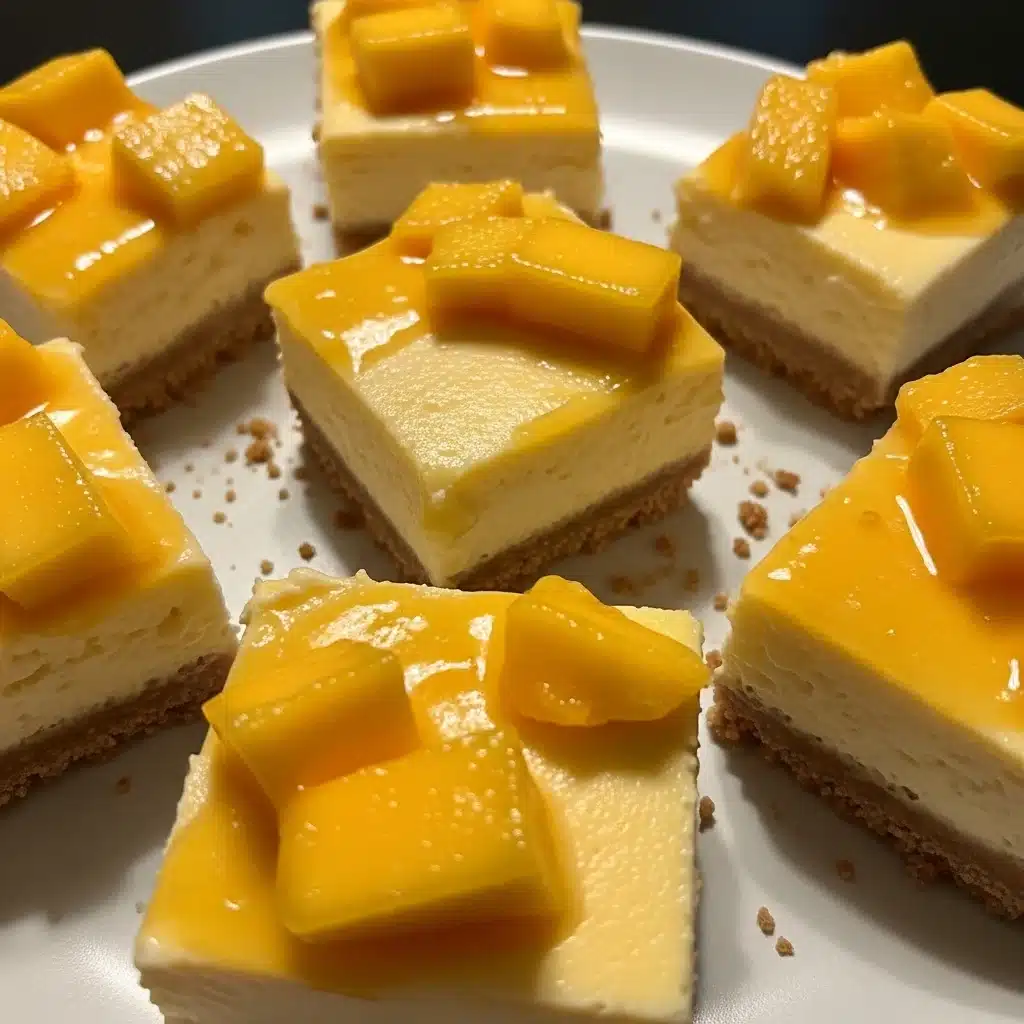 Mango Cheesecake Bars