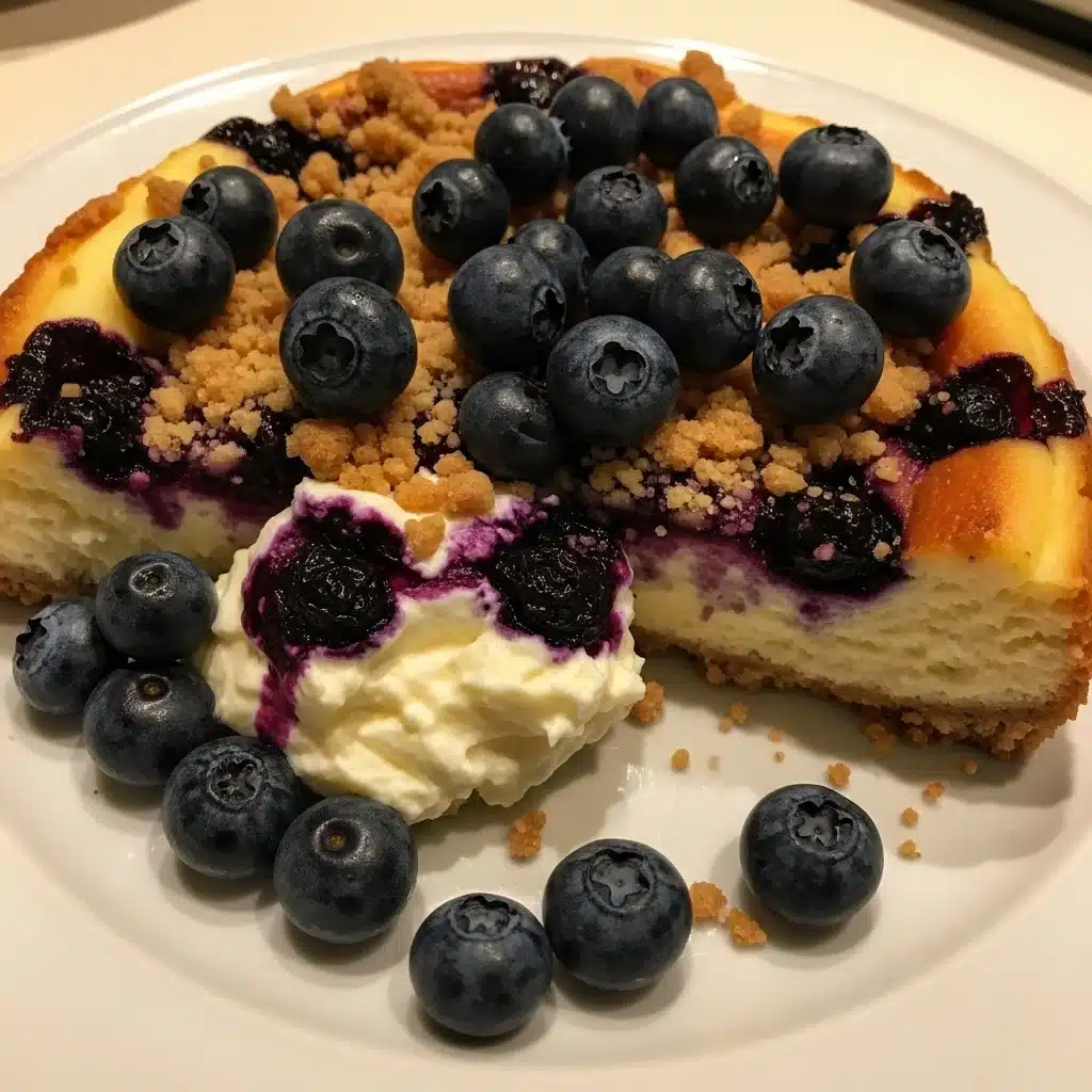Blueberry Crumble Cheesecake
