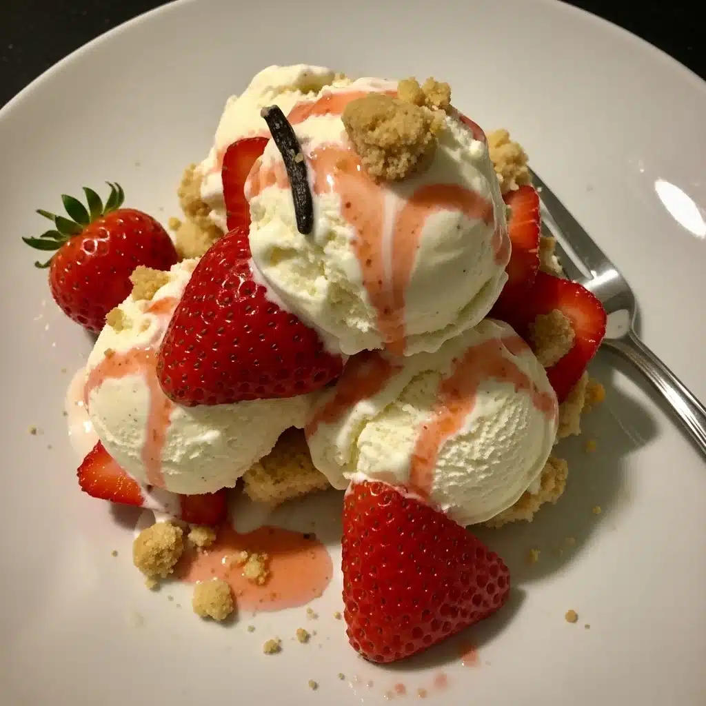 Strawberry Shortcake Ice Cream Cake