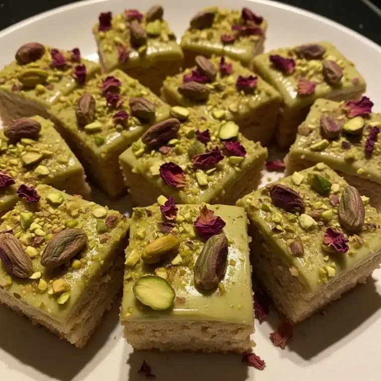 Pistachio Rose Milk Cake