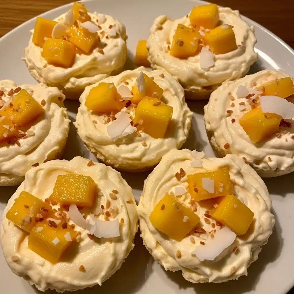 Mango Coconut Mousse Cups