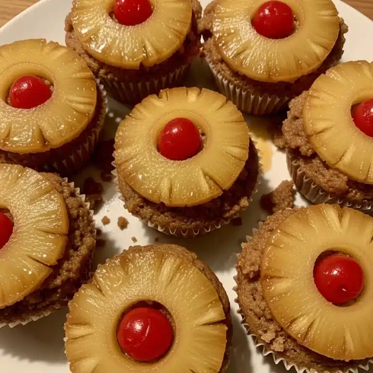 Pineapple Upside Down Cupcakes