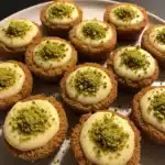 Pistachio Kunafa Cheesecake Cups