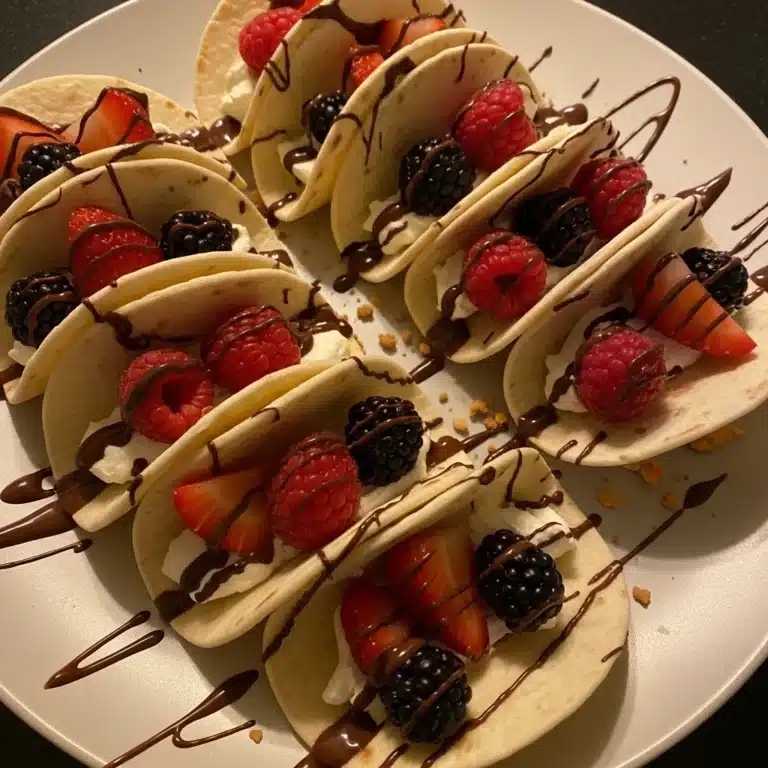 Mini Dessert Tacos