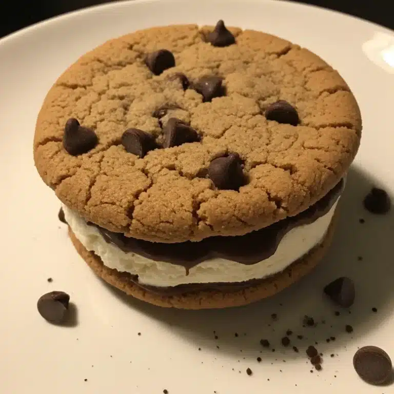 Brookie Ice Cream Sandwich