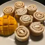 No-Bake Mango Cheesecake Rolls