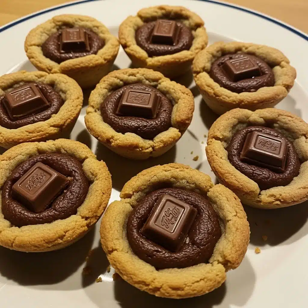 Stuffed Cookie Cups with Molten Center