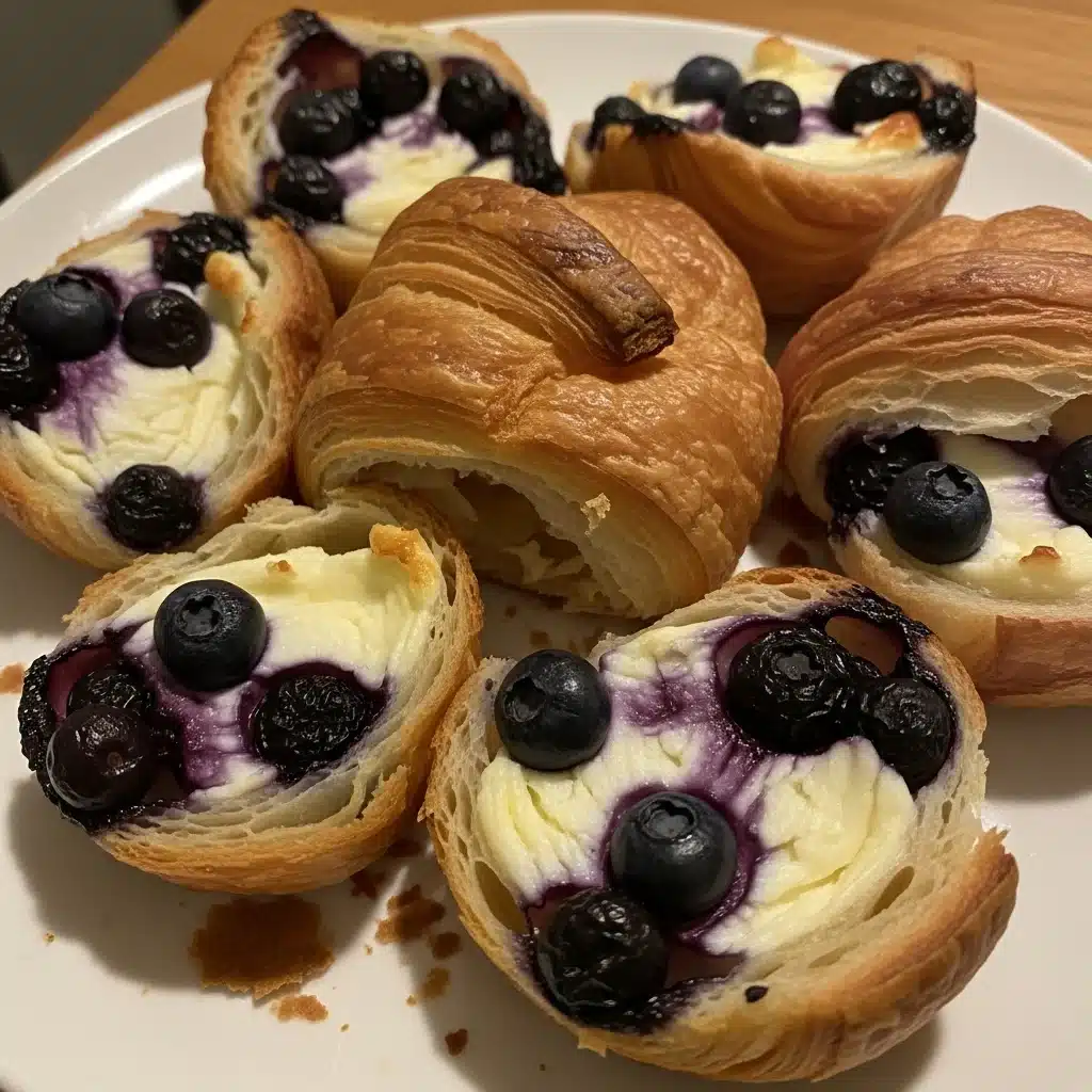 Blueberry Cream Cheese Croissant BakeBlueberry Cream Cheese Croissant Bake