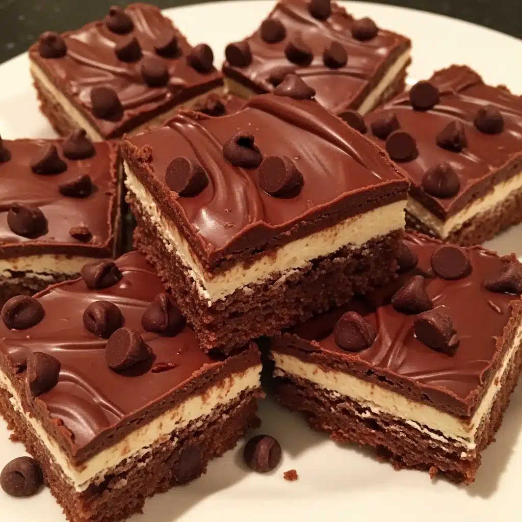 Gooey Butter Chocolate Bars