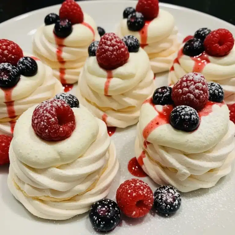 Mini Pavlova with Berries