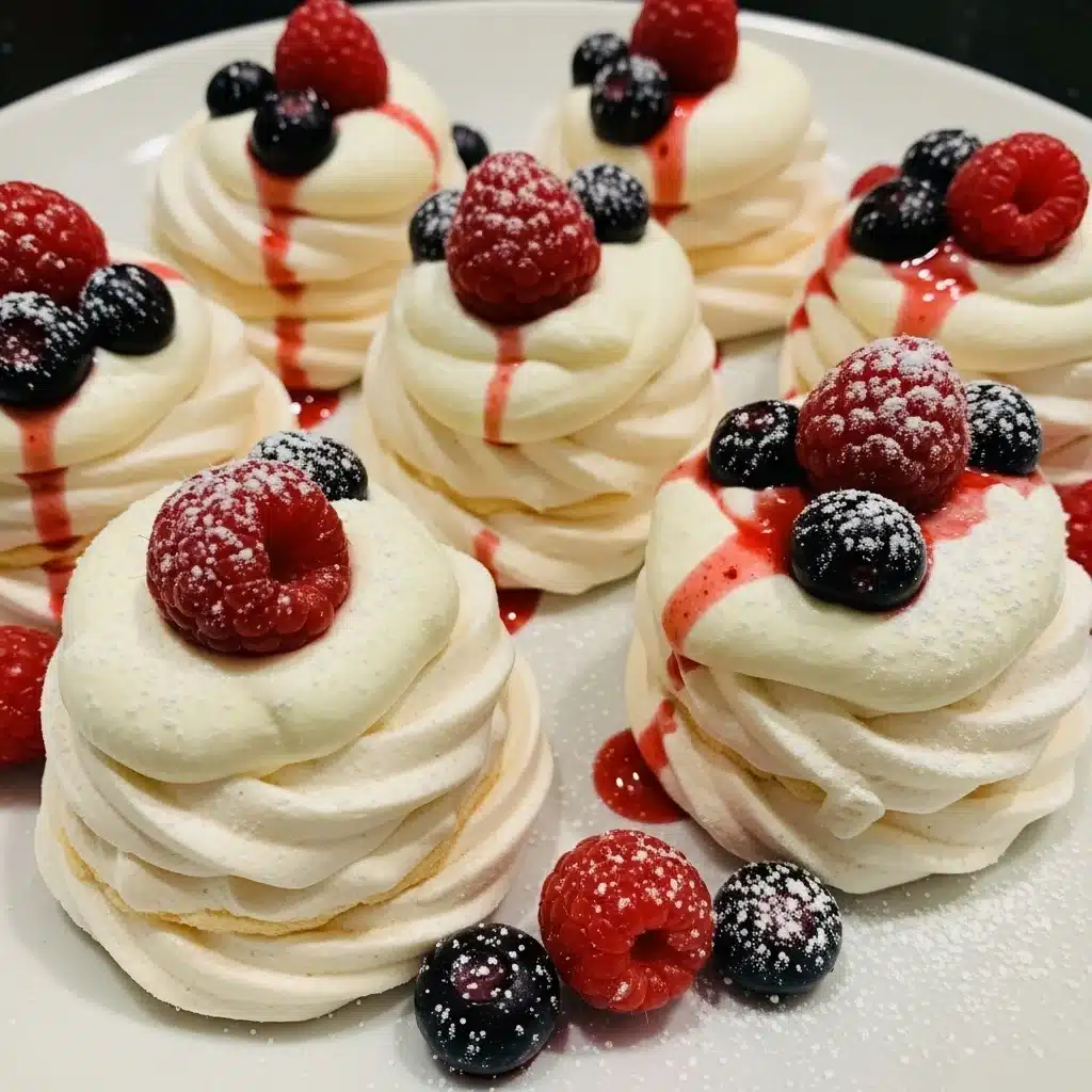 Mini Pavlova with Berries