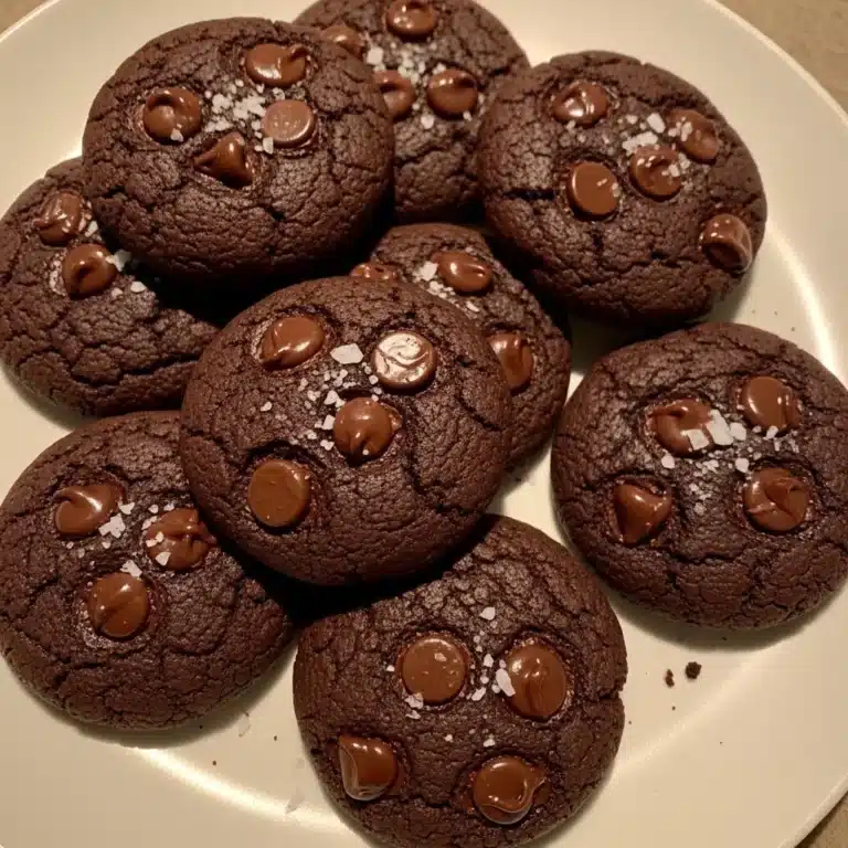 Chocolate Olive Oil Soft Cookies