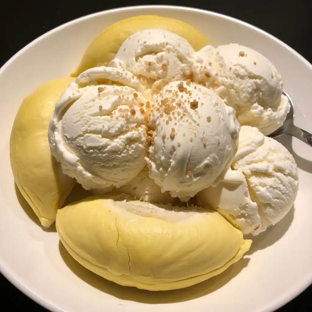 homemade durian ice cream recipe for dessert lovers