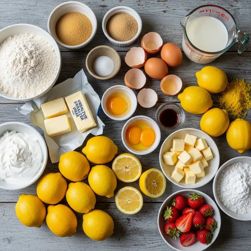 Strawberry Lemon Crepe Cake