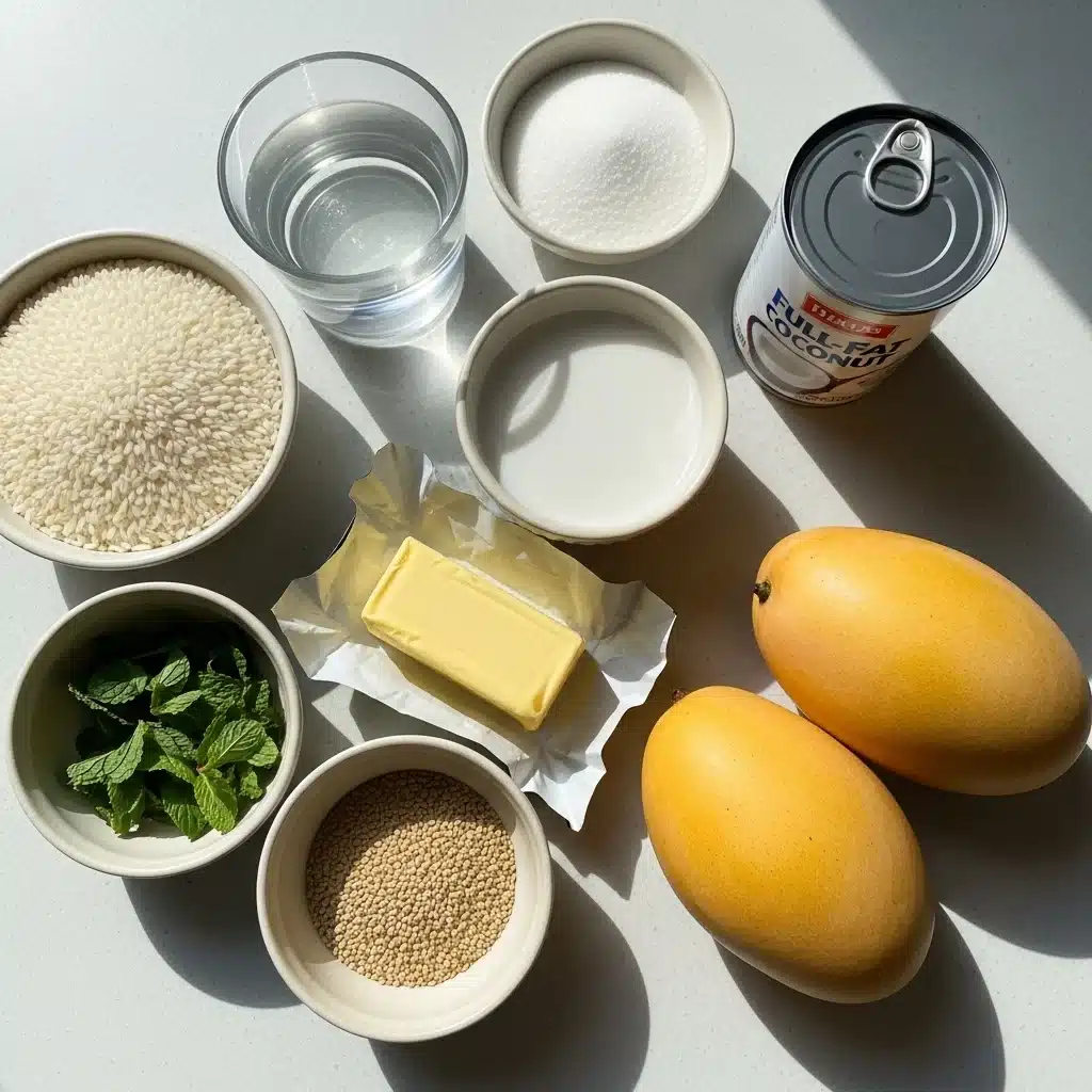 Mango Sticky Rice Cups