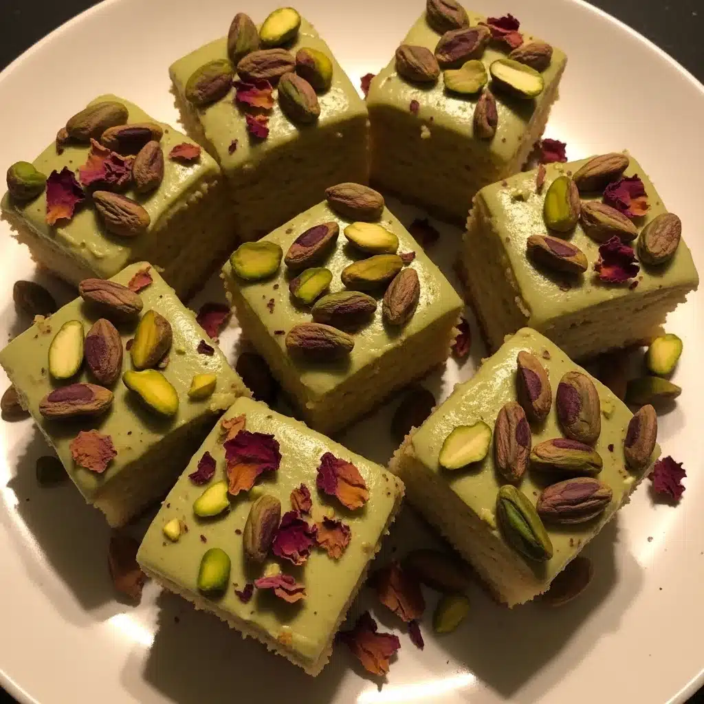Pistachio Rose Milk Cake