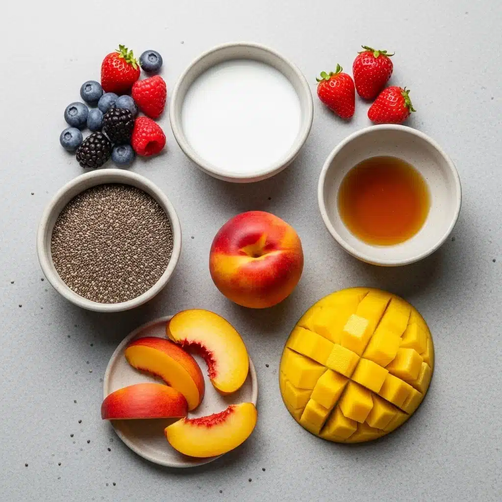 Chia Pudding Summer Flavors