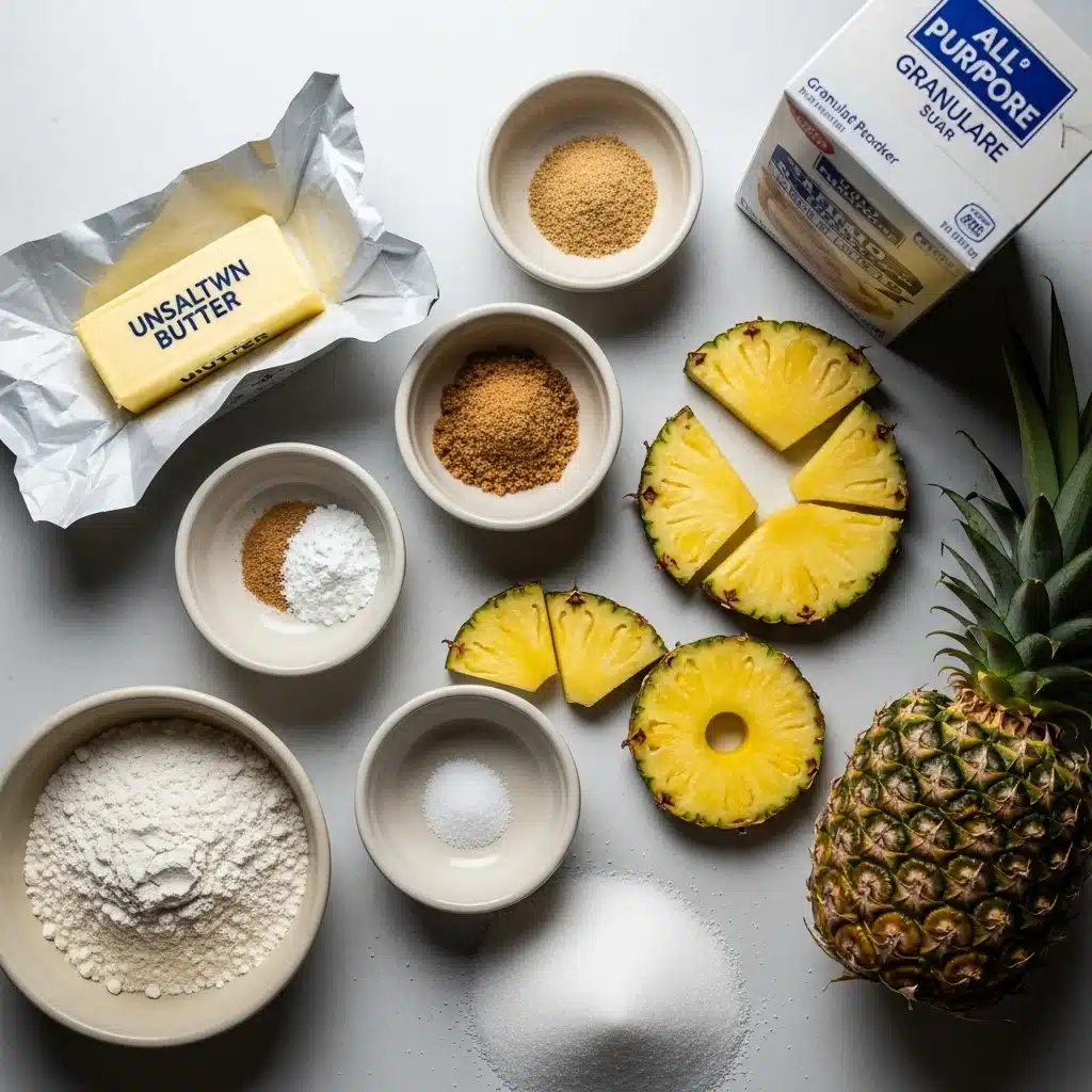 Pineapple Upside Down Cupcakes