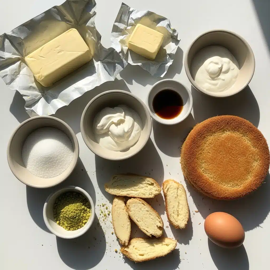 Pistachio Kunafa Cheesecake Cups