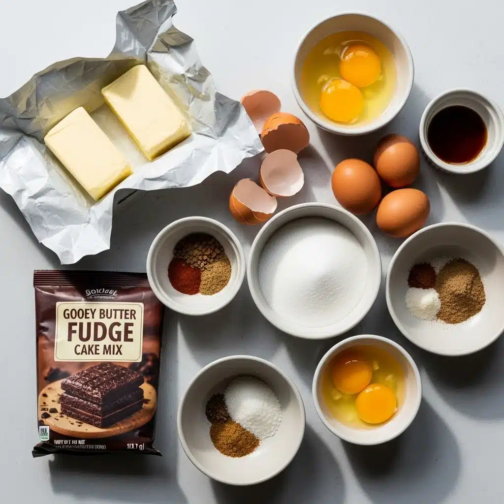 Gooey Butter Chocolate Bars